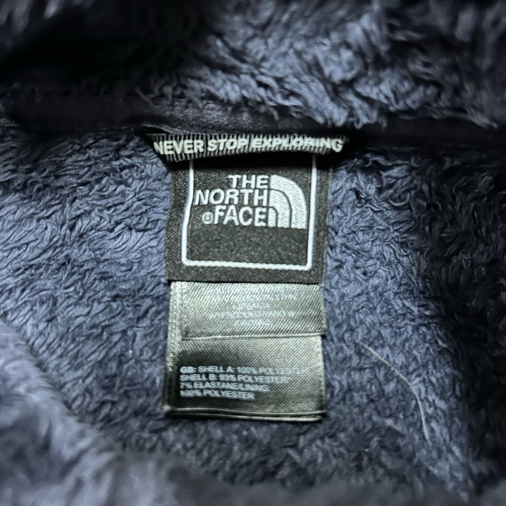 The North Face Osito Full Zip Jacket Women's Small Blue Gray Colorblock Fleece - Picture 7 of 9